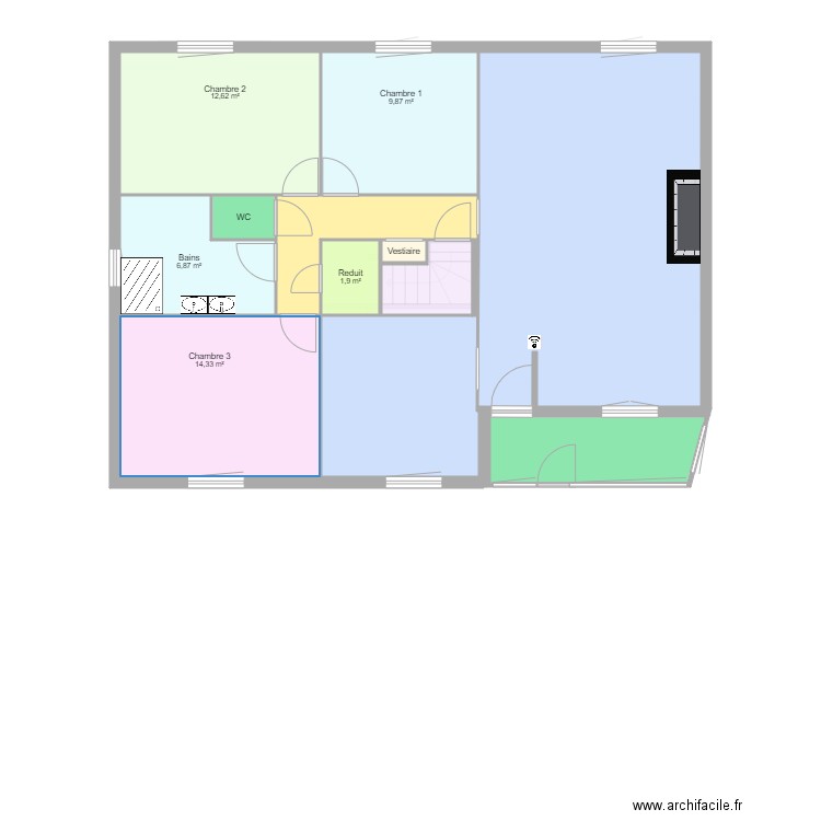 Maison Ecouviez Aux beaux souvenirs (2). Plan de 14 pièces et 149 m2