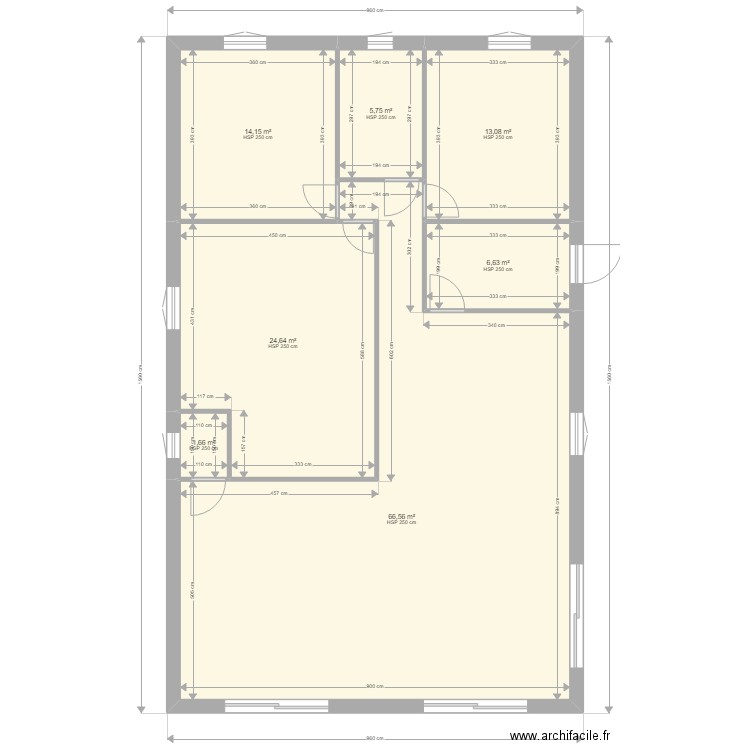 vue sud le moulinas. Plan de 0 pièce et 0 m2
