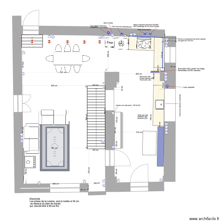 Cuisine_Marsanne avec meubles. Plan de 0 pièce et 0 m2