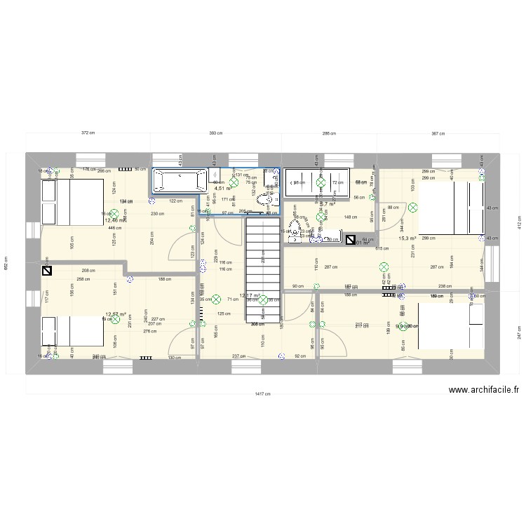 Remi - Etage - nouvelles idées. Plan de 0 pièce et 0 m2