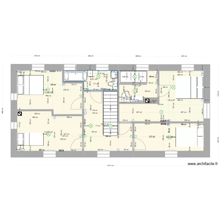 Remi - Etage - nouvelles id&eacute;es. Plan de 