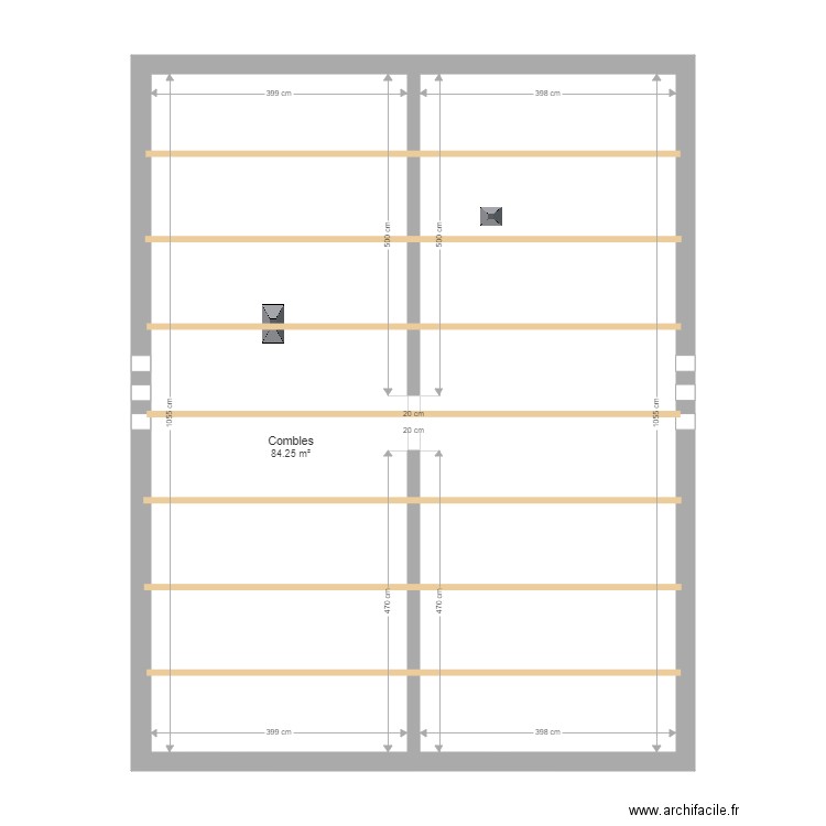 Andriam  EDL étage. Plan de 0 pièce et 0 m2