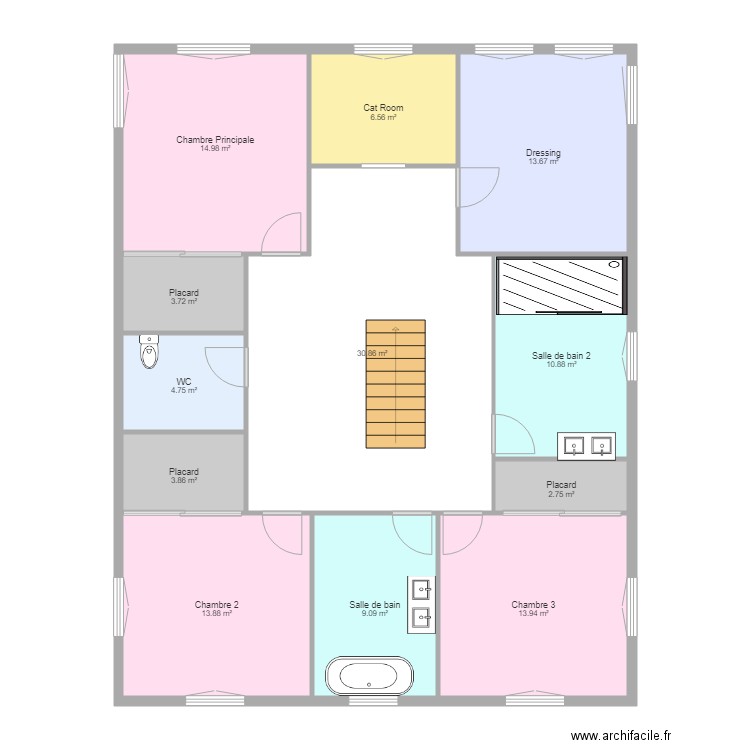 Dream House Etage 1. Plan de 0 pièce et 0 m2