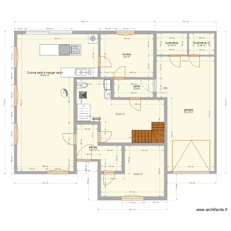 Plan maison . Plan de 