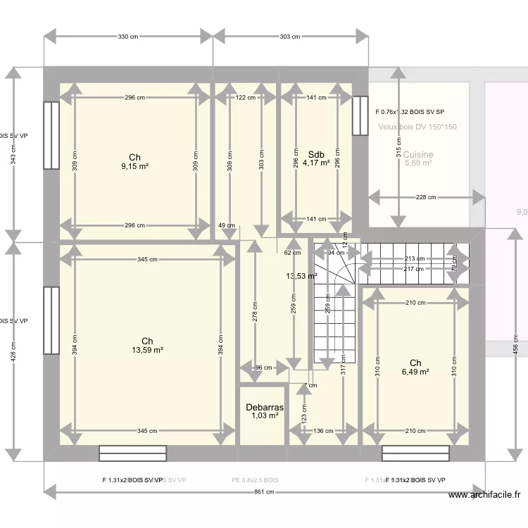 Diakat&eacute;. Plan de 