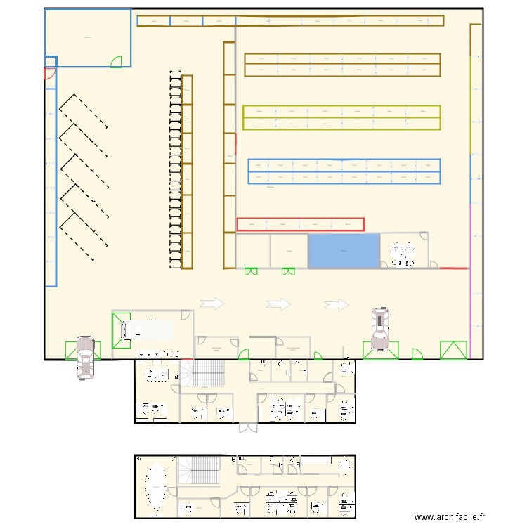 Le Bourget dépôt sans PRK. Plan de 0 pièce et 0 m2