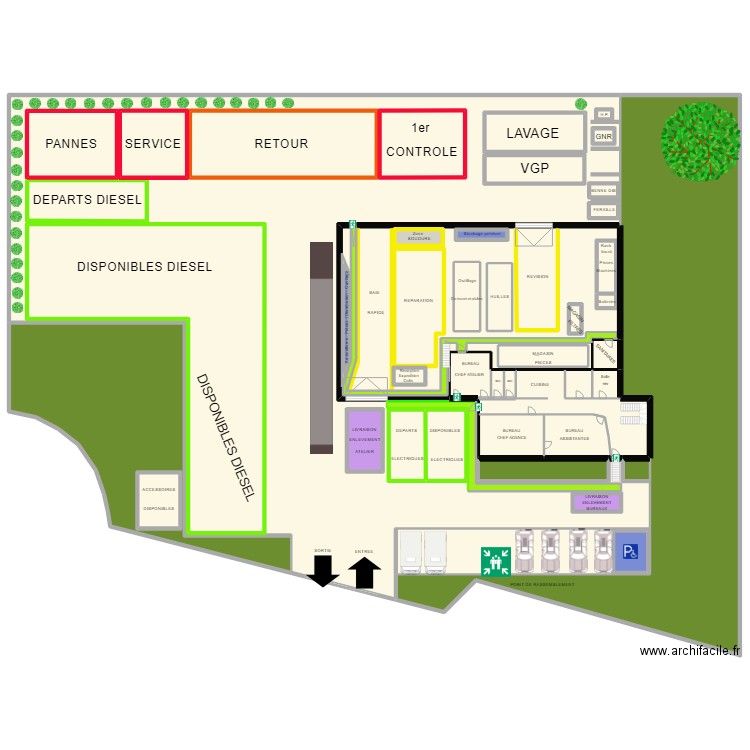 BORDEAUX sept  2020. Plan de 49 pièces et 5170 m2