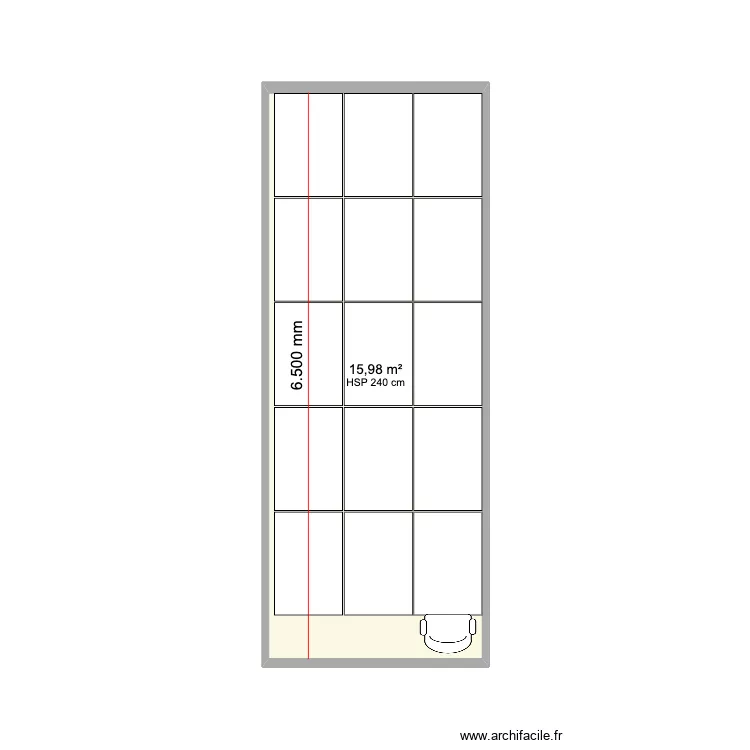 BAL 15 palettes. Plan de 