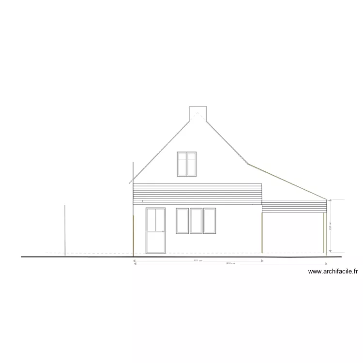 maison5. Plan de 