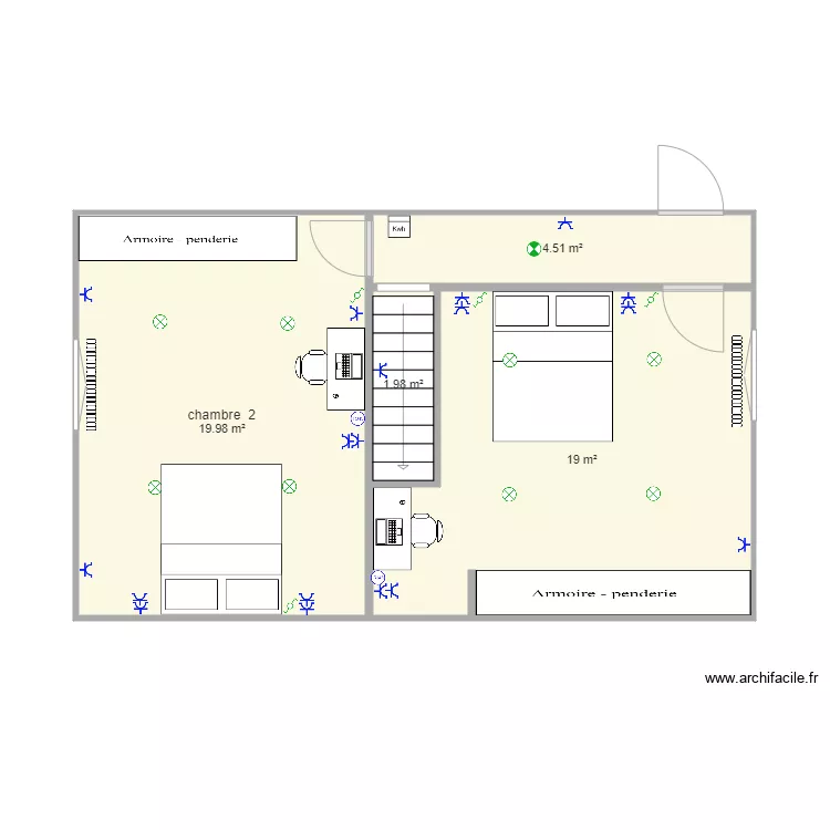 flemalle 4 chambre. Plan de 