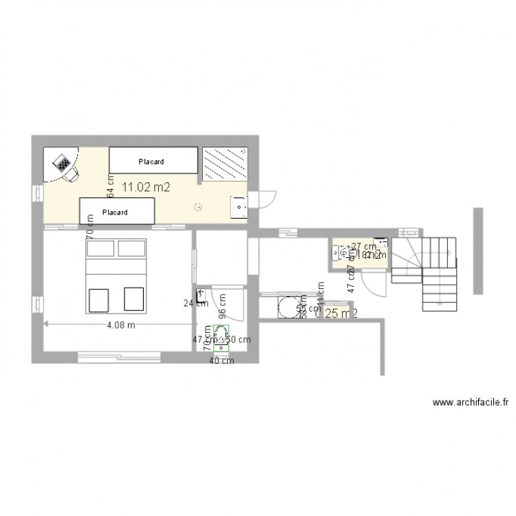 Garage Suite Parentale  4. Plan de 0 pièce et 0 m2