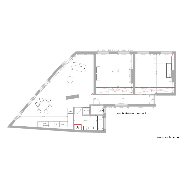 mezieres projet 4. Plan de 0 pièce et 0 m2