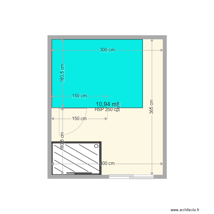 KUSTER DUO V2 122021. Plan de 1 pièce et 11 m2