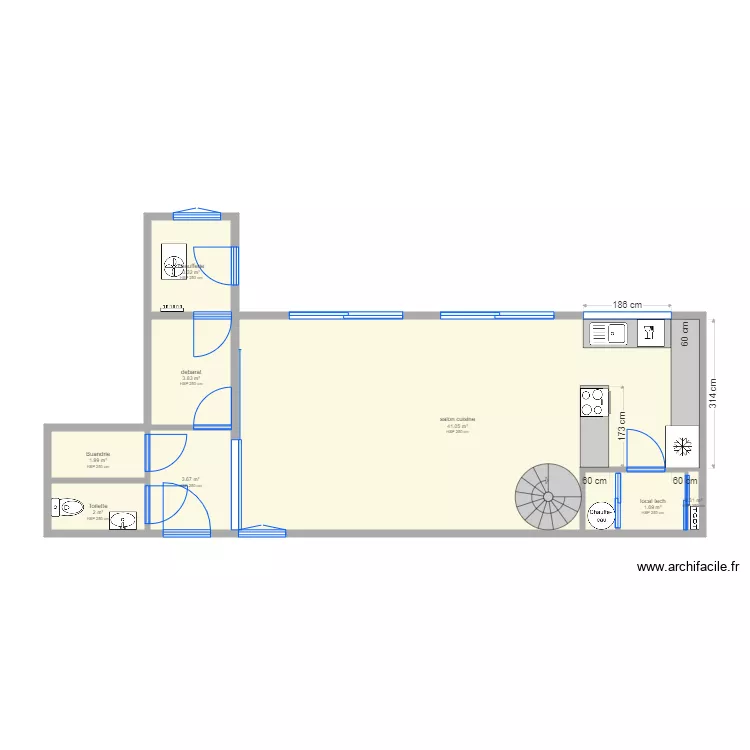 Plan Mesure RDC. Plan de Plan Mesure RDC. Plan de