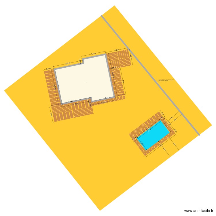 COGEZ. Plan de 1 pièce et 126 m2