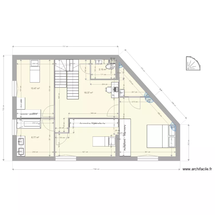 ETAGE 1 opt 41. Plan de ETAGE 1 opt 41. Plan de