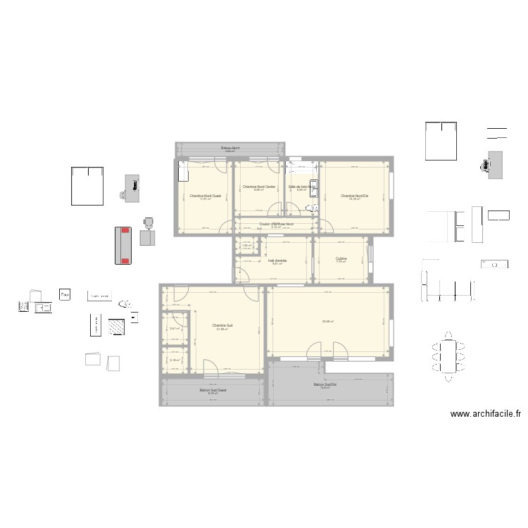 borzuat. Plan de 0 pièce et 0 m2