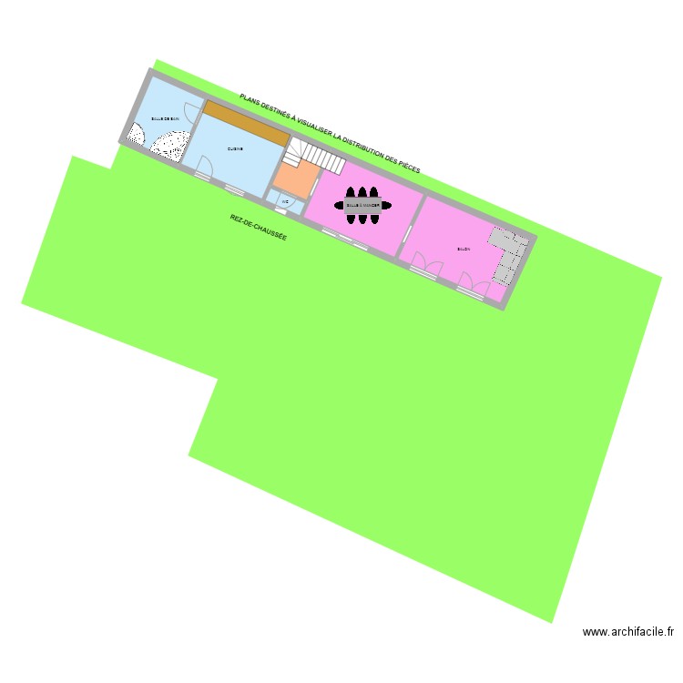 BIESBROUCK. Plan de 10 pièces et 109 m2