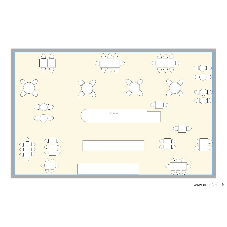 Plan resto. Plan de 0 pièce et 0 m2