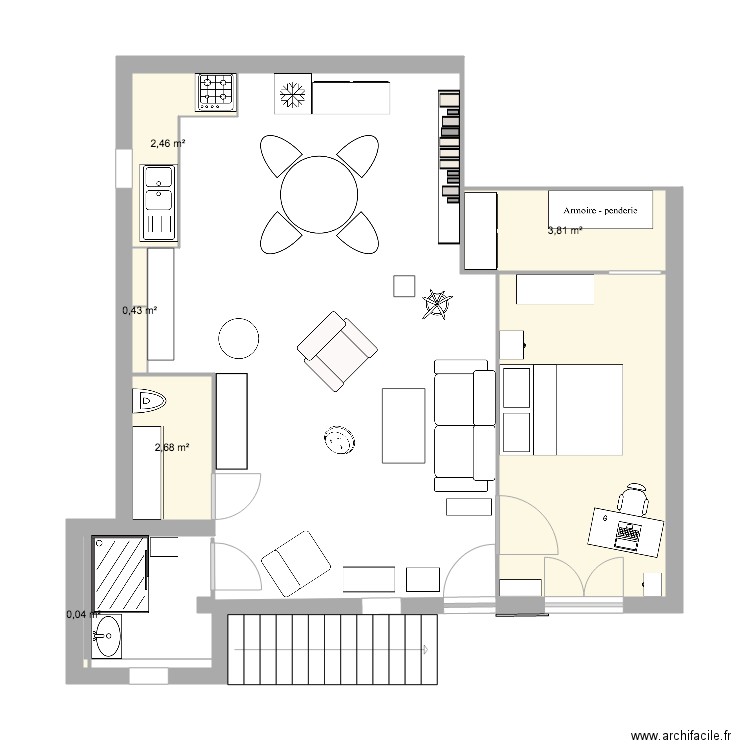 RDC 3. Plan de 0 pièce et 0 m2