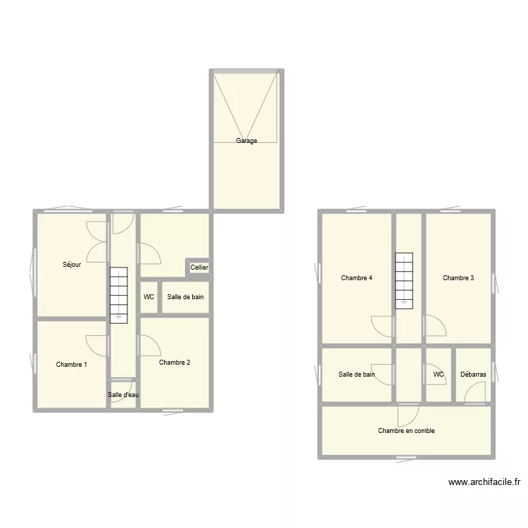 maison surv . Plan de 