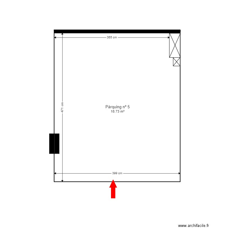 Ed. Clàudia 1-1. La Cortinada. Ordino. Plan de 0 pièce et 0 m2
