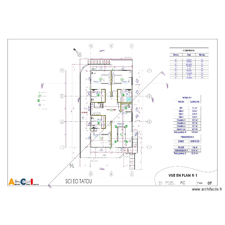 R-1. Plan de 0 pièce et 0 m2