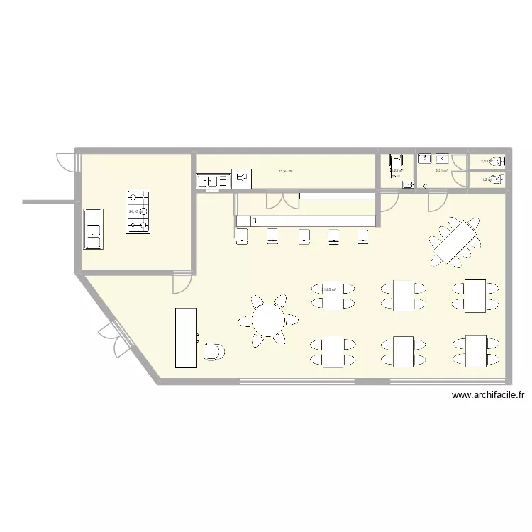 cahubar. Plan de 7 et 166 m² cahubar. Plan de 7 et 166 m²