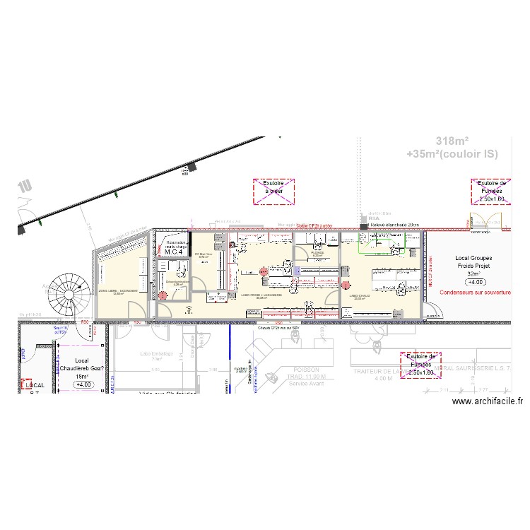 LA MOTTE SERVOLEX V7. Plan de 6 pièces et 83 m2