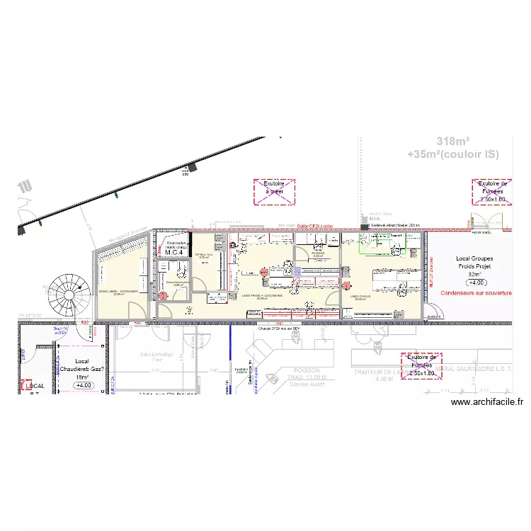 LA MOTTE SERVOLEX V7. Plan de 