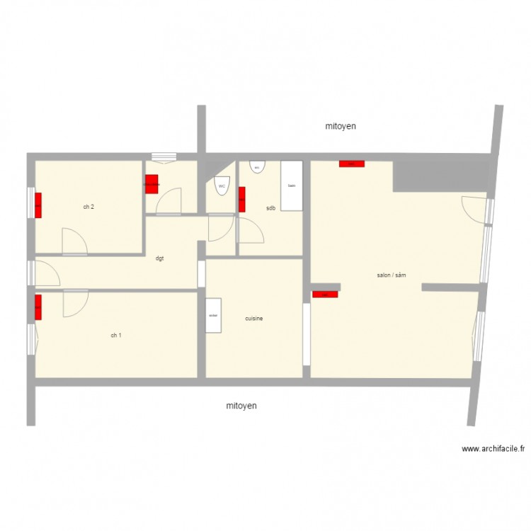 LABBE. Plan de 0 pièce et 0 m2