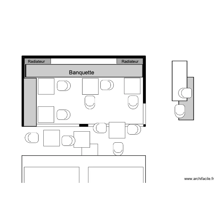 la paroisse. Plan de 