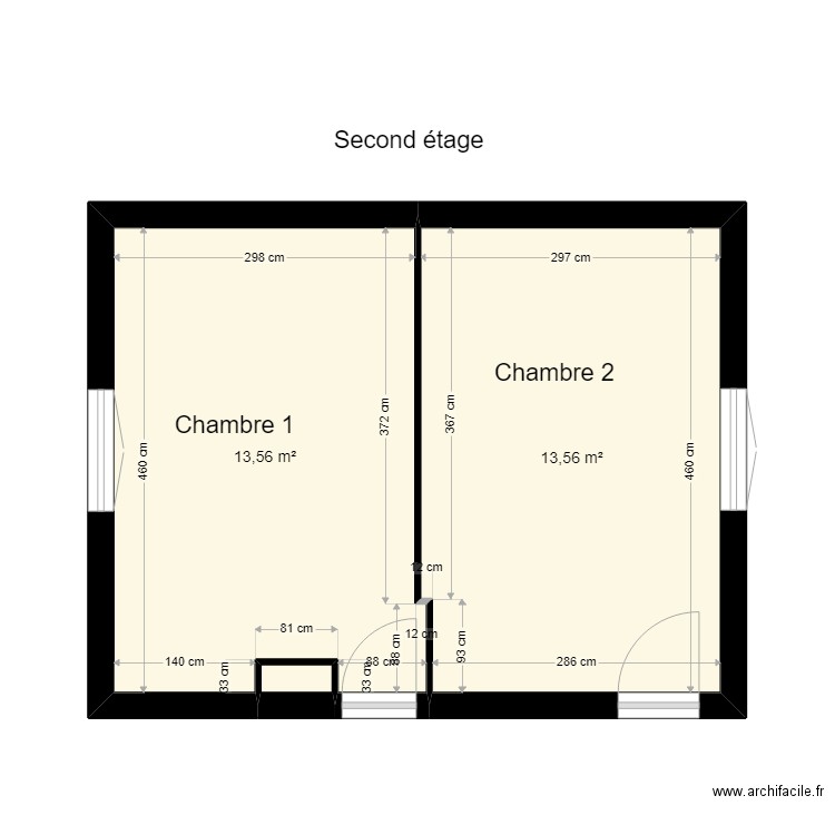 second étage. Plan de 0 pièce et 0 m2