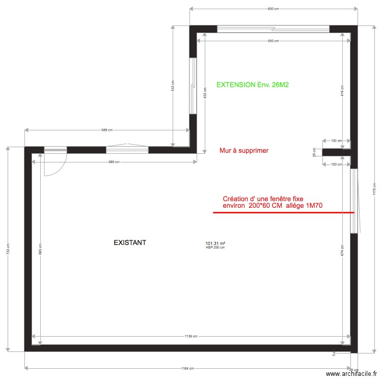 M DERISBOURG. Plan de 0 pièce et 0 m2