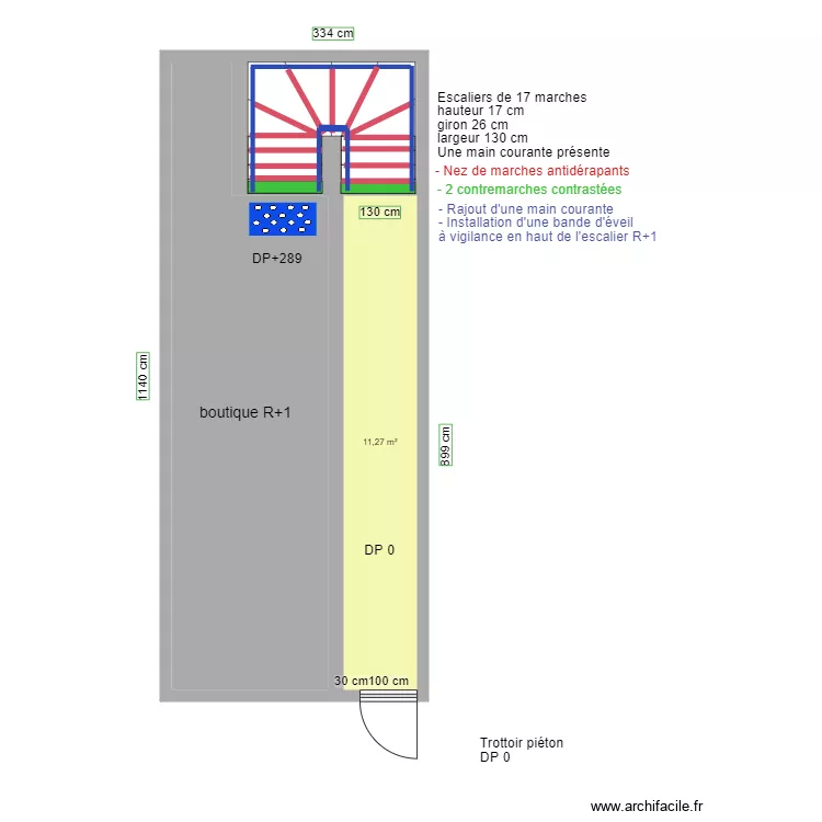 BEAUTY QUEENS PARIS RDC APRES TRAVAUX. Plan de BEAUTY QUEENS PARIS RDC APRES TRAVAUX. Plan de