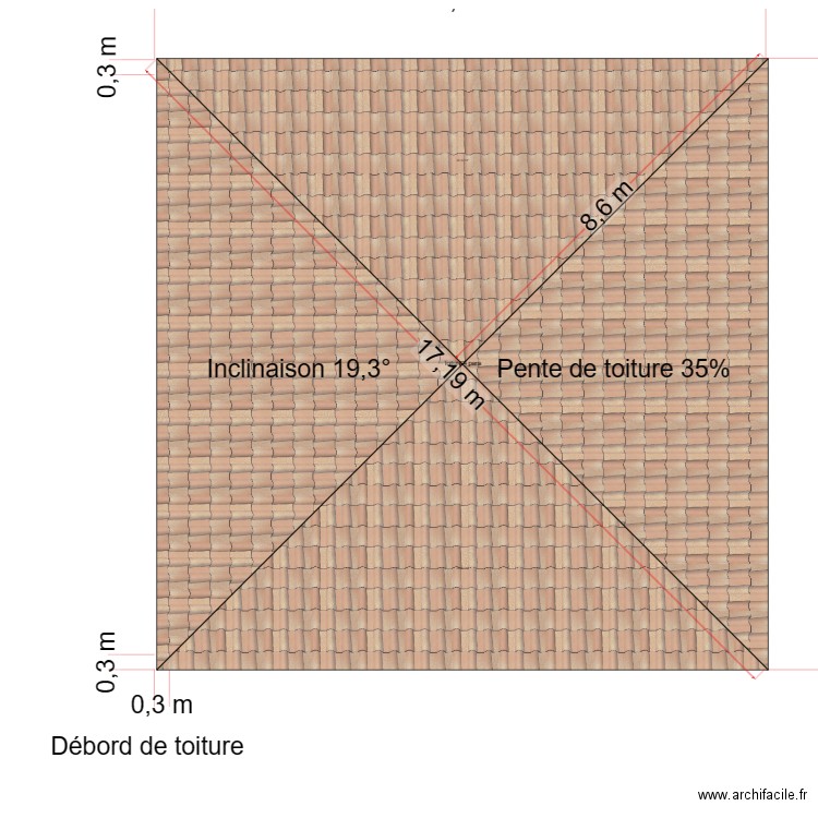 toiture. Plan de 0 pièce et 0 m2