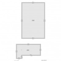 plan de masse piscine escalier angle ext