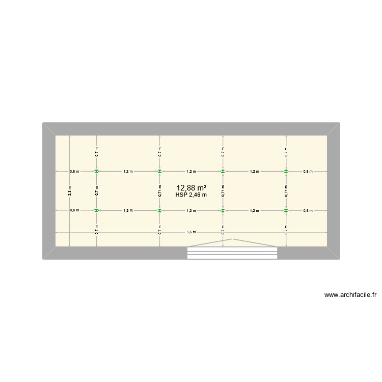 Chambre Yann. Plan de 0 pièce et 0 m2