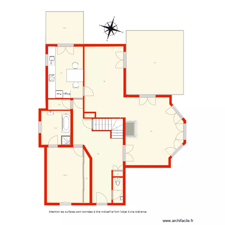 BI 3351 rdc non côté. Plan de BI 3351 rdc non côté. Plan de