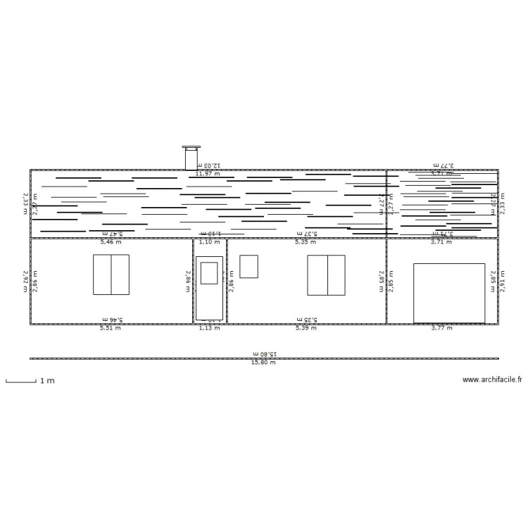 devant N1. Plan de 0 pièce et 0 m2