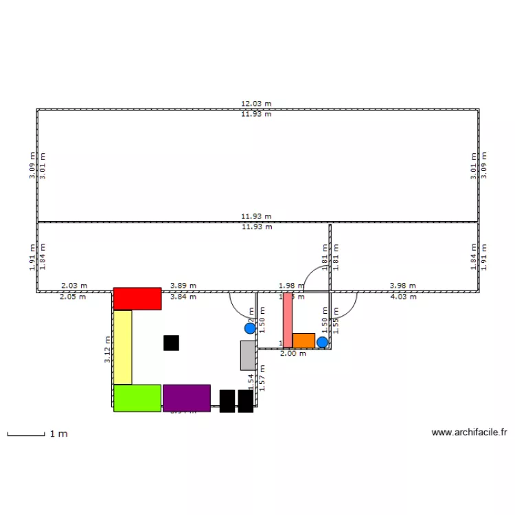 cebntre. Plan de 