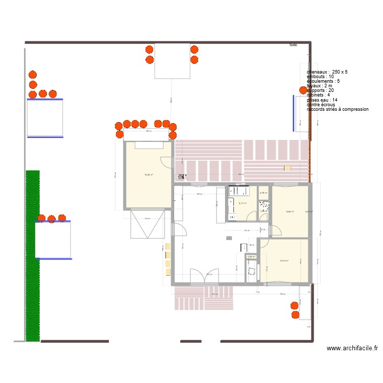 maison Miré récupération eau de pluie. Plan de 0 pièce et 0 m2