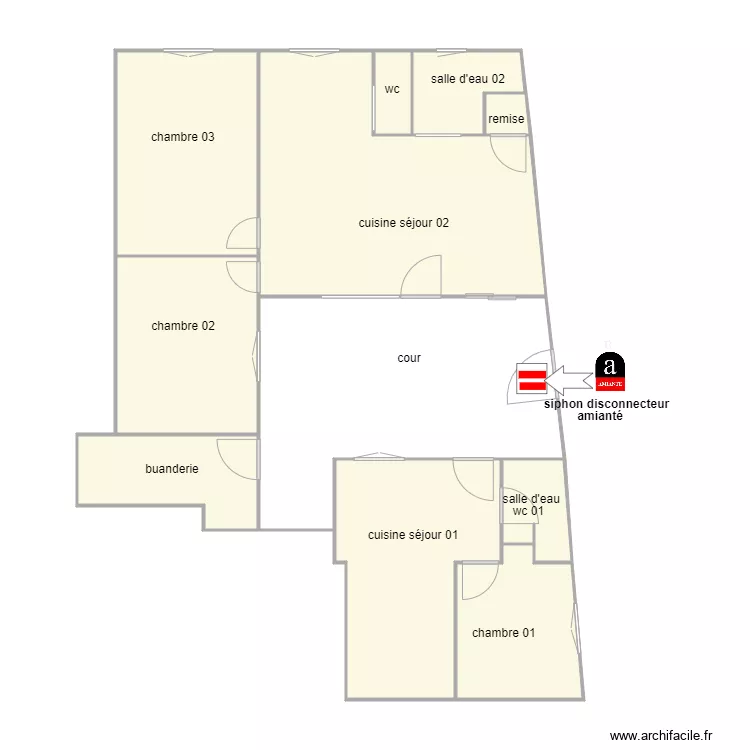 lebon am 1215. Plan de 