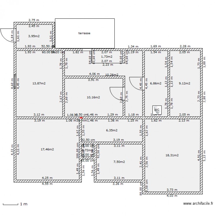 plan etage general 3. Plan de 0 pièce et 0 m2