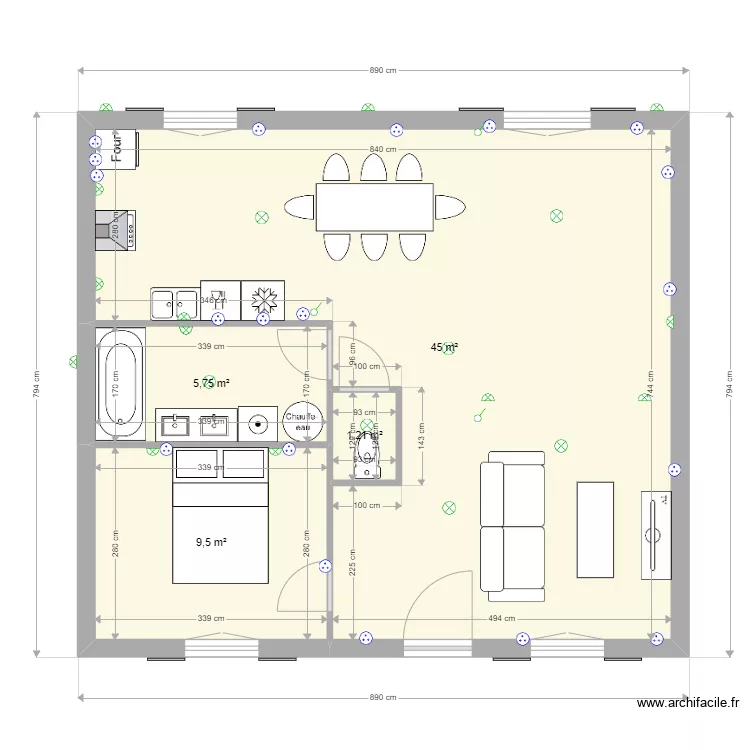 2022 09 16 Plan RDC ss bureau. Plan de 