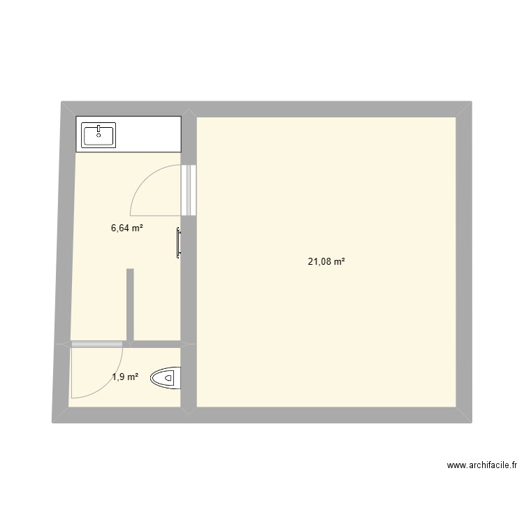 CH 1.1. Plan de 0 pièce et 0 m2