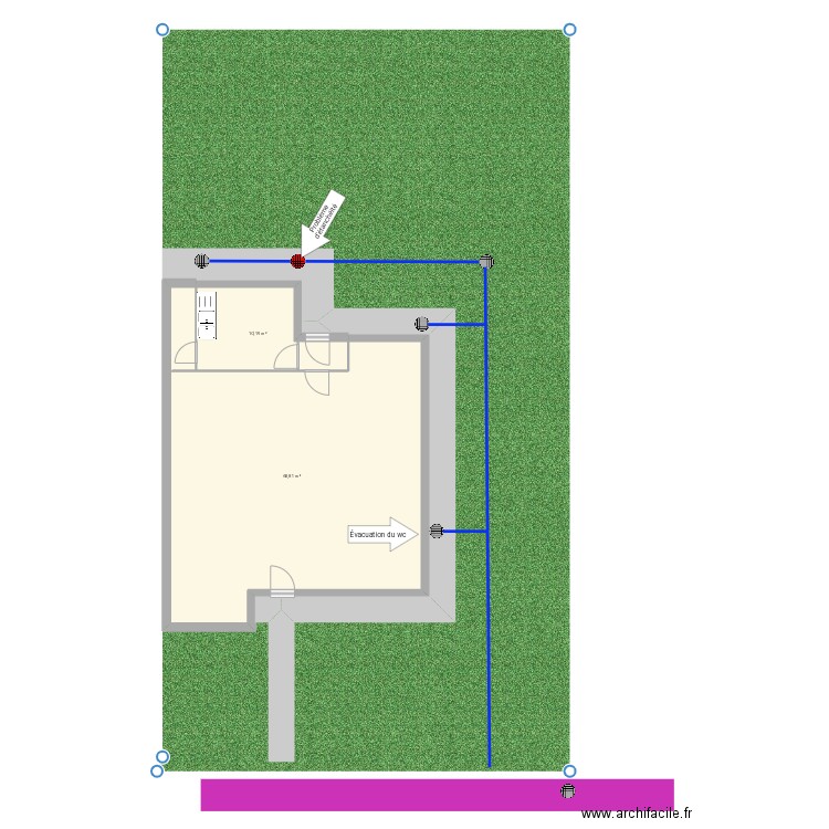 8 livingstone lens . Plan de 2 pièces et 80 m2