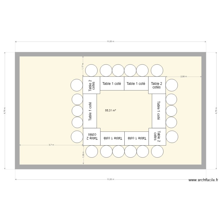 salle du conseil. Plan de 0 pièce et 0 m2