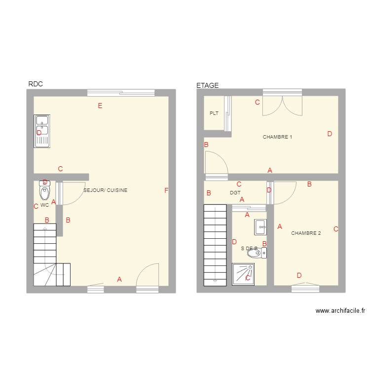 guillon. Plan de 0 pièce et 0 m2
