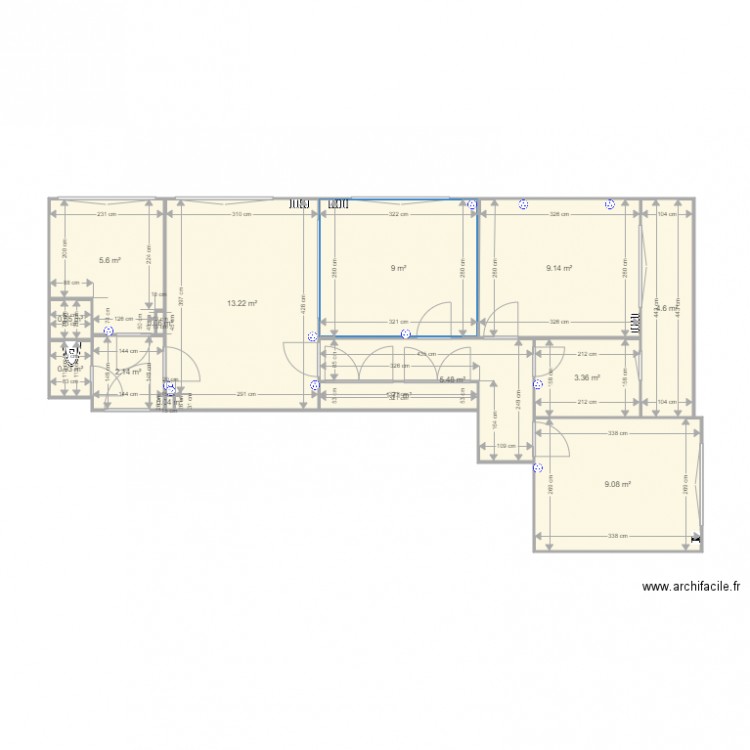 plan précis. Plan de 0 pièce et 0 m2